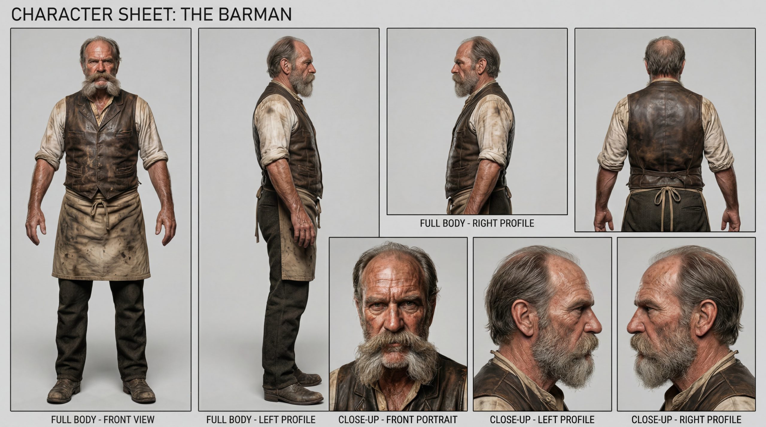 The Barman - Character Sheet