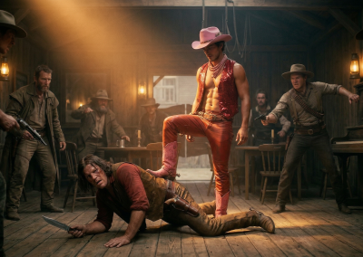 Action time at the Hung Bull