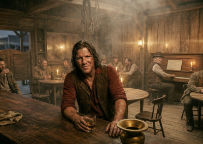 Mad Dog and the Patrons at the Hung Bull